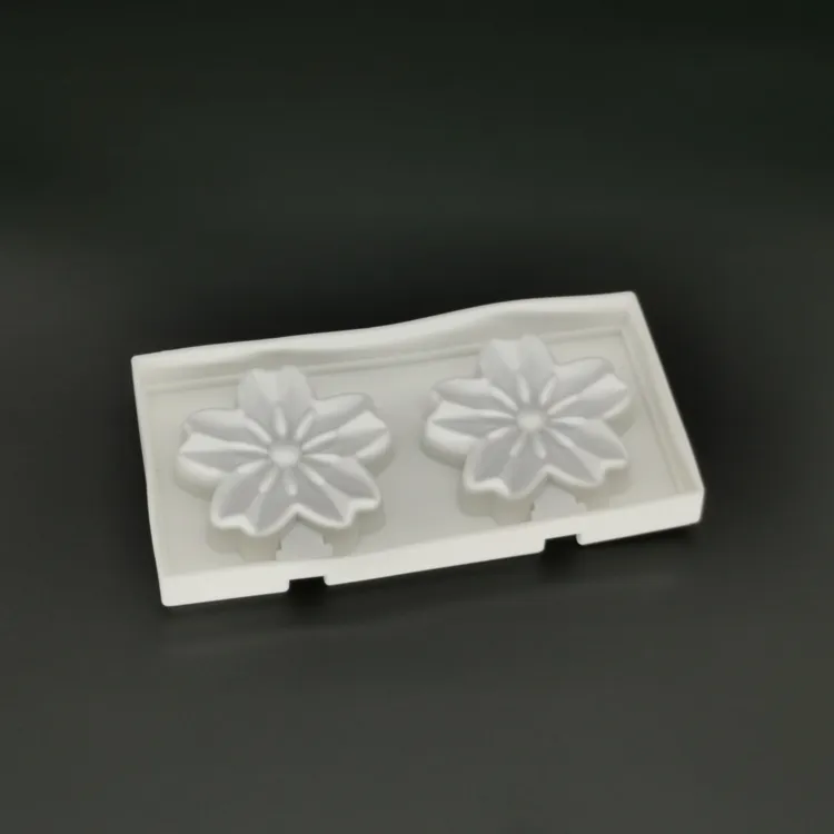 Fabbrica Reso Popolare Personalizzato Food Grade Muffa Del Silicone Del 3D Fiore di Ghiaccio Popsicle Muffa