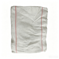 Chiffon de nettoyage de sol en mélange coton-polyester 50x70cm 220gsm pour balai plat |   Tampon lavable et réutilisable pour carrelage et marbre