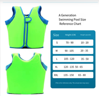 Gilet de flottabilité haute performance pour tout-petits, anti-retournement, gilet de sauvetage portable pour apprendre à nager, idéal pour la plage et la piscine