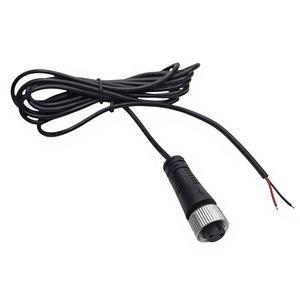 Кабель-удлинитель для датчиков M12, 2-контактный, тип A, прямой, авиационный, электронный, 300В, ПВХ, OEM/ODM на заказ - Product Image 4