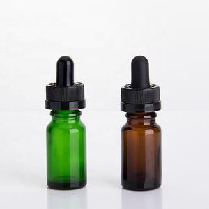 Bon <span class=keywords><strong>prix</strong></span> Offre Spéciale 5ml 10ml 15ml bleu vert bleu flacon compte-gouttes rond en verre flacons d'huile essentielle avec bouchon noir compte-gouttes - Product Image 4