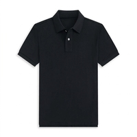 Polo d'été décontracté pour homme, col à revers, grande taille, coupe ample, couleur unie, en pur coton brodé, à manches courtes