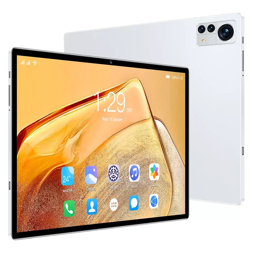 Tablet 1920x1200, android 12 octa core 4g 10 polegadas android 4gb 64gb 128gb dual sim tablet pc