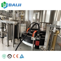 Machine à étiqueter automatique ronde en plastique pour bouteilles PET opp colle thermofusible eau boisson