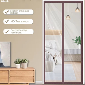 Hiện đại dày chống đi bộ điều hòa không khí nhựa trong suốt đầy đủ dải từ mới hộ gia đình kính chắn gió cửa sổ màn hình - Product Image 1