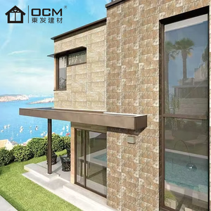 Stone Foge Decoración del hogar Azulejos de pared blandos Nueva llegada MCM Panel de cerámica 3D Diseño de piedra de óxido <span class=keywords><strong>Precio</strong></span> al por mayor para Villa Brick - Product Image 4