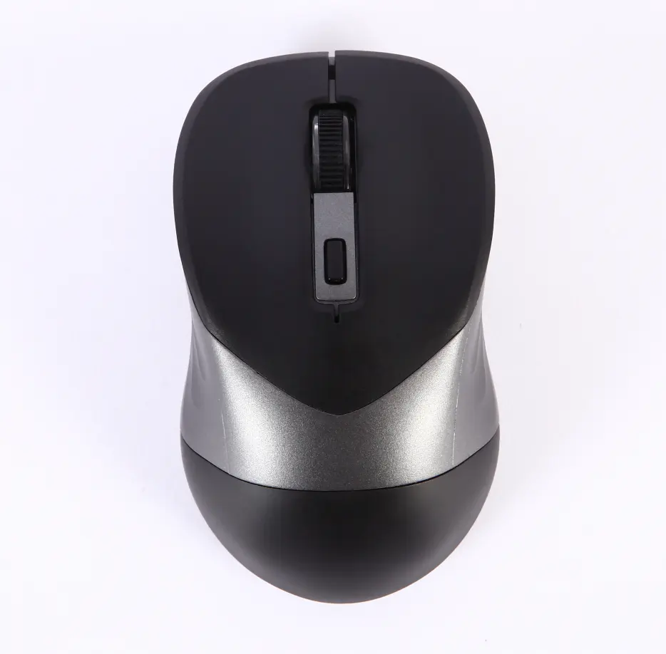 2 4G Mouse per Computer ottico Mouse da ufficio senza fili per Computer portatile Mini Mouse ricaricabile