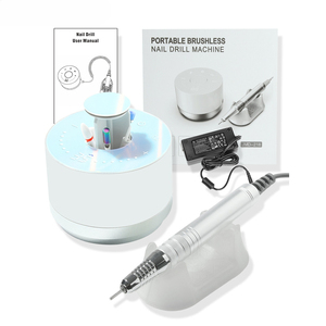Brushless Nail Drill Machine 35000rpm 80W High Power <b>Silent</b> <b>Vibration</b> Free Custom Logo Professional Nail Grinder Salon - Product Image 3