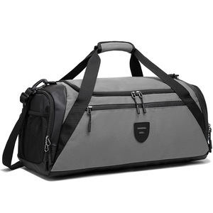 Bolsa de viaje deportiva multifuncional de gran capacidad para hombres y mujeres, equipaje portátil, nueva separación en seco y húmedo, cremallera geométrica para Fitness - Product Image 3