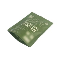 Sachets personnalisés imprimés pour snacks, emballage de pop-corn et chips, haute barrière, résistants à l'humidité, avec fermeture éclair