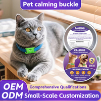 Pendentif capsule apaisante avec logo personnalisé, soulagement de l'anxiété pour chiens et chats, anti-stress, fixation pour collier, garantie usine 60 jours
