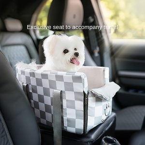Seggiolino Auto per Cani e Gatti di Piccola e Media Taglia, Impermeabile, Portatile, Pieghevole, da Viaggio, in Tessuto Oxford con Motivo Stampato - Product Image 5