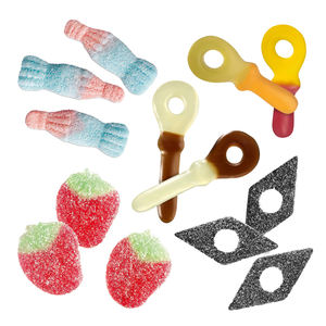 थोक हलाल थोक डमी कैंडी 1 किलो बड़े बकेट खट्टे गमी जैली कैंडी (कस्टम लेबल) - Product Image 3