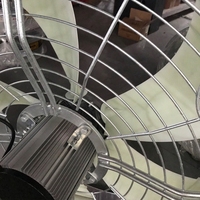 Ventilateur axial pour tour de refroidissement industrielle, pales en acier inoxydable, 16 pales, diamètre 100 % cuivre, moteur à roulement à billes, alimentation électrique