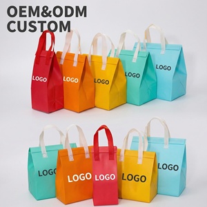 Bolsa Térmica Personalizada Desechable de Tela No Tejida para Comida para Llevar, Bebidas Frías y Calientes, Café, para Restaurantes y Entrega de Vasos - Product Image 1