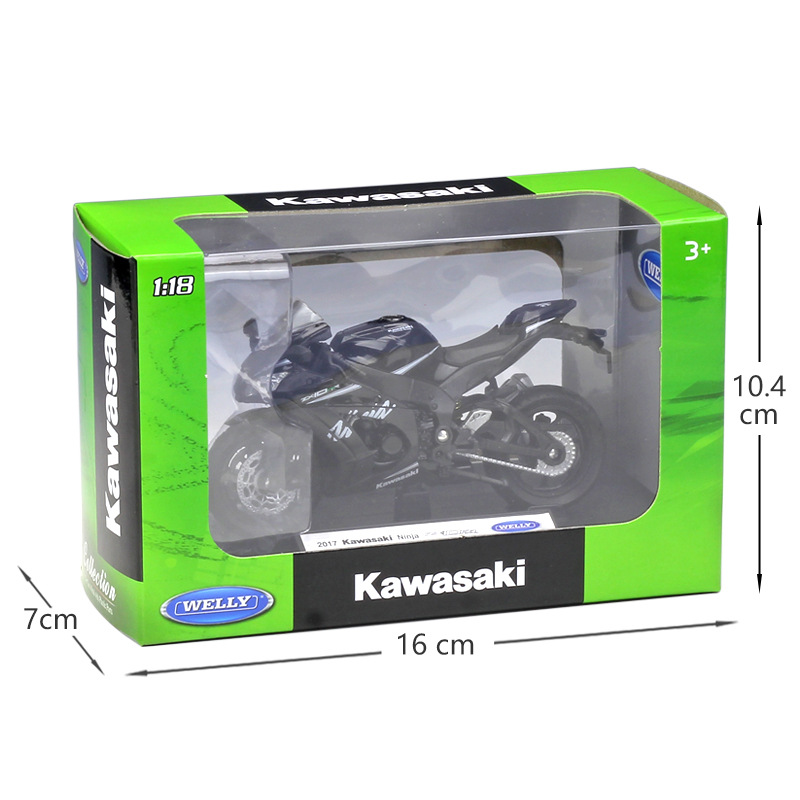 ウェリー人気ダイキャストモーターサイクル1/18忍者ZX10-RR