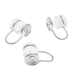 <b>Clip</b>-on Earrings Zinc Alloy Screw Shape U-shape Silver Gold Rose Gold <b>Ear</b> <b>Clips</b> Fashion Accessories - Product Image 3