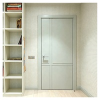 Pintu Interior Modern untuk Apartemen, Berbahan MDF Solid Core, Tahan Api, Kedap Suara, Tahan Air, dan Sudah Terpasang