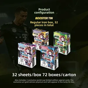 Tarjetas Coleccionables Oficiales Topps 2025/26 de <span class=keywords><strong>Messi</strong></span> de la UCL, Tarjetas Adicionales UCL Match Attax, Regalo para Fanáticos, Artículos Coleccionables de Fútbol - Product Image 5