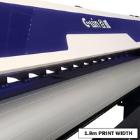 Presse à chaud automatique grand format 1,8 m de haute qualité à sublimation intégrale avec tête d'impression XP600, traceur GW1800 électrique pour vêtements – Nouveau modèle