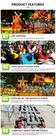 Manège familial de parc d'attractions à prix d'usine, Mini Montagnes Russes Brave Chicken Run pour enfants, à vendre