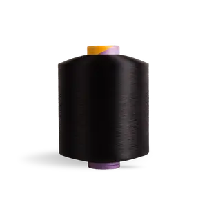 70D/68F Black Nylon 66 Weft Weaving Yarn Dyed Filament Yarn for Knitting and Weaving Nylon DTY Yarn of 70D Count