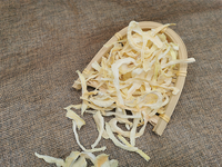 Légumes déshydratés sains, ail entier cultivé, processus de séchage AD, flocons d'oignon blanc séché