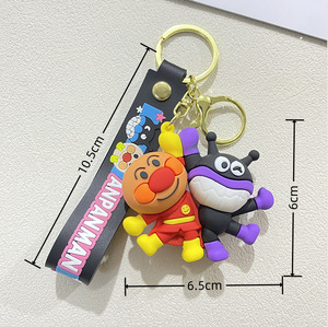 Llavero Creativo de Dibujos Animados de Anpanman, Muñeco 3D Adorable, Regalo para Coche, Mochila, Parejas, Llaves de Coche, Regalos Colgantes - Product Image 4