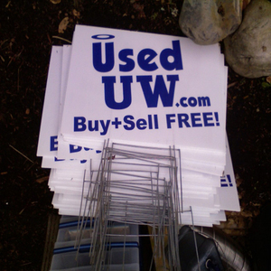 Publicité extérieure personnalisée de haute qualité Impression numérique <span class=keywords><strong>Correx</strong></span> Yard Lawn Signs avec H-Stakes pour la promotion - Product Image 2