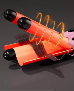 Nuevo Rizador de <span class=keywords><strong>Pelo</strong></span> Profesional con Calentamiento Instantáneo PTC de 3 Barriles, Apto para Todo Tipo de Cabello - Product Image 3