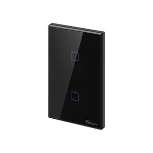 Sonoff T3 nos Alexa control de voz impermeable RF 433 automático de la pantalla de vidrio de pared inalámbrico táctil Wifi inteligente luz interruptor eléctrico