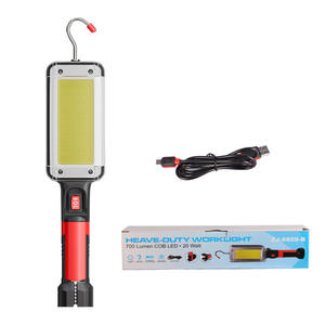 Lampe de travail magnétique COB rechargeable par USB, lampe torche LED puissante pour la réparation automobile et l'entretien mécanique - Product Image 3