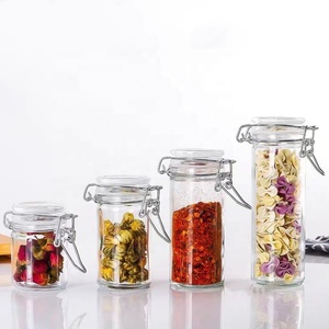 1.6-Ounce 50ml Herb Storage Mini Stash Jars avec Clamp Style Joint en <span class=keywords><strong>caoutchouc</strong></span> Joint hermétique Flacons anti-odeurs - Product Image 3