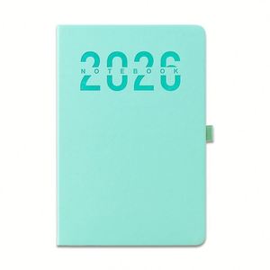 Agenda 2026 Multicolor A5 de Cuero PU, Planificador Semanal sin Fechar, Cuaderno de Tapa Dura, Diario Personalizado - Product Image 1