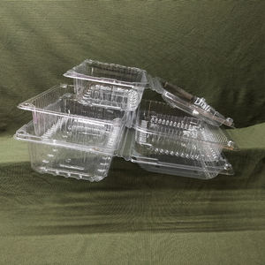 Boîtes à salade transparentes en PET de 350/600/800g, contenants en plastique transparent pour aliments, barquettes en plastique pour salade de fruits - Product Image 2