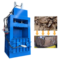 Presse à balles hydraulique pour déchets, machine à compacter le plastique, presse à balles verticale pour le recyclage du papier, des bouteilles PET et du carton