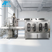 Machine de remplissage automatique 3-en-1 pour boissons gazeuses, machine de remplissage et d'emballage de boissons non alcoolisées