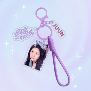 Lot de 3 porte-clés KPOP Hearts2hearts en acrylique, double face, avec pendentifs YEON JUUN, <span class=keywords><strong>ANA</strong></span>, YUHA, IAN, CARMEN, JIWOO, cadeau pour fans - Product Image 3