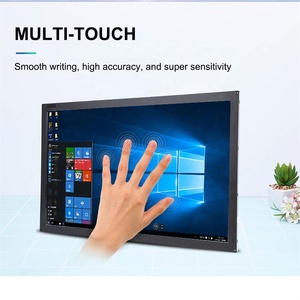 Ycltouch bán nóng đa cảm ứng chống ánh sáng IP65 chống thấm nước chống bạo loạn 18.5 inch IR màn hình cảm ứng khung với kính - Product Image 4