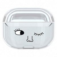 Étui pour écouteurs AirPods Pro, couverture antichoc anti-rayures transparente pour AirPods Pro avec impression de dessin animé mignon