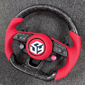 พวงมาลัยคาร์บอนไฟเบอร์ออกแบบได้ตามต้องการสำหรับรถ <span class=keywords><strong>Audi</strong></span> <span class=keywords><strong>RS</strong></span> A3 A4 A5 A6 C7 B8 R8 S3 S4 RS7 S5 <span class=keywords><strong>Q3</strong></span> Q5 RS3 TT RS5 RS6 B9 - Product Image 1