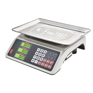 चतुर 40 किलोग्राम डिजिटल बेंच स्केल नेतृत्व/एलसीडी डिस्प्ले 1 जी सटीकता एब्स + स्टेनलेस स्टील सामग्री ओम/ओडम अनुकूलन योग्य 1 वर्ष की - Product Image 1