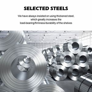 ارتفاع جودة خزانة رفوف أثاث المنزل خزانة سلك نظام تخزين رفوف - Product Image 5