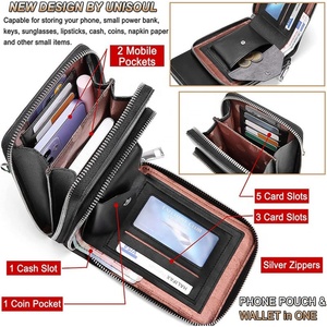 Women's Mobile Phone Should Bag Cross-body Messenger Bags Handbag Phone <b>Wallet</b> for iPhone Under 6.9 Inches - Product Image 3