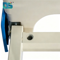Lit médical manuel pour personnes âgées à prix abordable, avec cadre en métal et tête de lit en ABS, idéal pour cliniques et hôpitaux