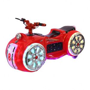 Voiture tamponneuse commerciale d'extérieur pour enfants, moto électrique à pédales 280W 12V, 5 passagers, 1 joueur, en fibre de verre et PVC, pour parc d'attractions - Product Image 2