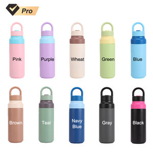 Gobelet isotherme en acier inoxydable personnalisé de 550 ml (18 oz), nouvelle bouteille d'eau thermique à double paroi isolée sous vide, ouverture et fermeture en un clic - Product Image 1