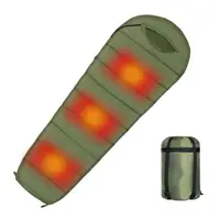 Outdoor Cold Weather Electric Battery Thermal Mummy Heated Sleeping Bag