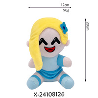 Nouvelle Peluche Omz Transfrontalière à Capuche, Mignonne Poupée de Dessin Animé pour Garçons et Filles, Rembourrée en Coton PP, 20cm, Cadeau