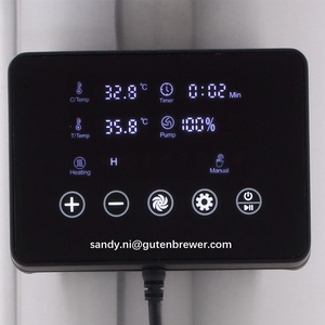 Hệ thống sản xuất bia thủ công tại nhà Guten 40L 50L 70L / Hệ thống sản xuất bia tích hợp Wifi / Máy sản xuất bia / Thiết bị nhà máy bia thủ công / Máy làm bia / Cervejeira - Product Image 4